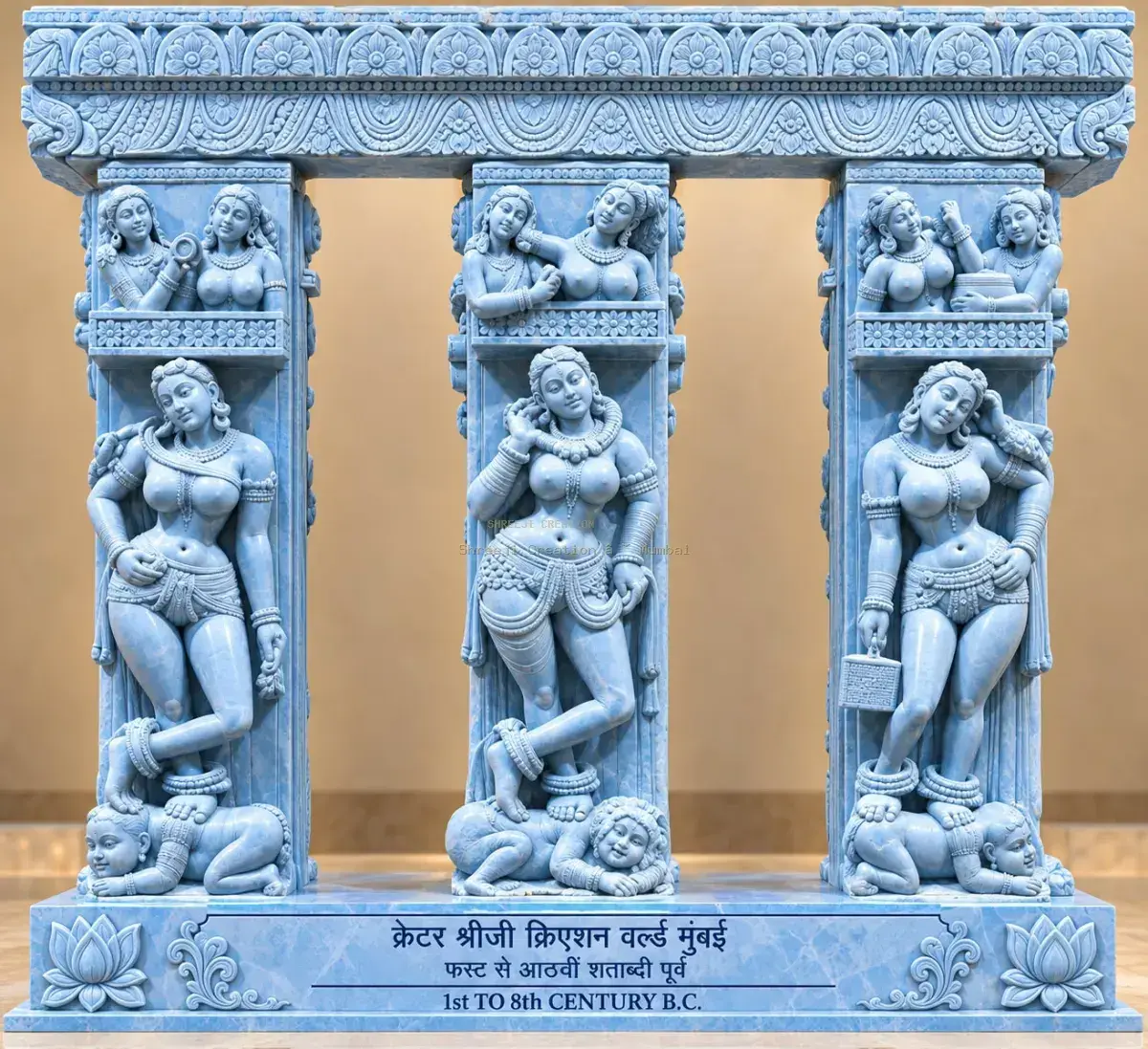Lord Shrinathji Swaroop Clear-Cast Acrylic Divine Relief - Perspective 2